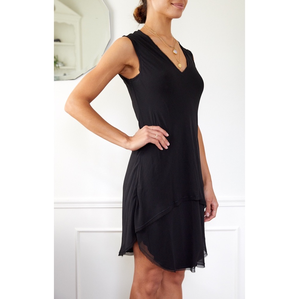 Simple black dress by Rachel Roy